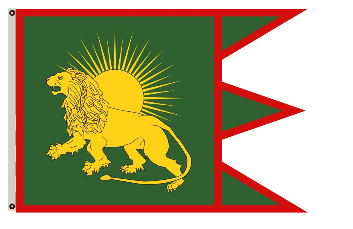 Fyon Sketch of a possible of the Mughal Empire Flag Indoor and outdoor banner