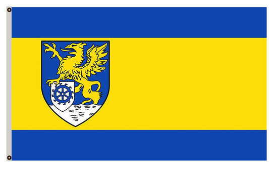 Fyon German municipality of Hiddenhausen Flag Indoor and outdoor banner