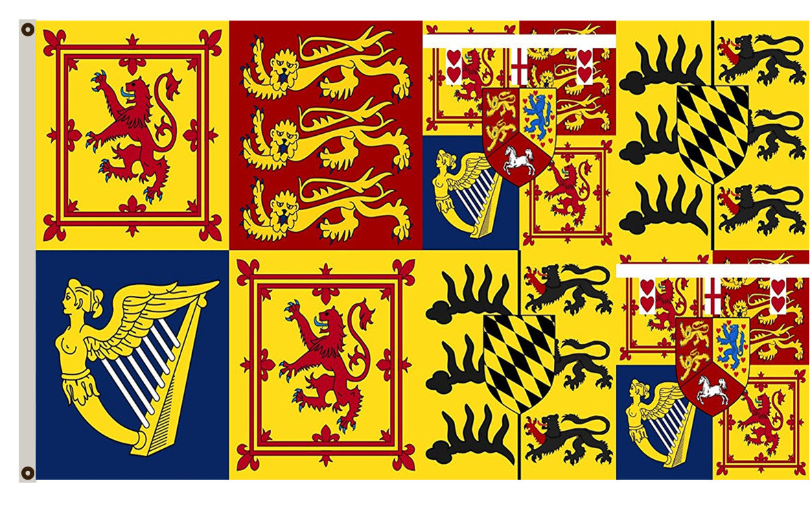 Fyon Royal Standard of Mary of Teck Flag Indoor and outdoor banner
