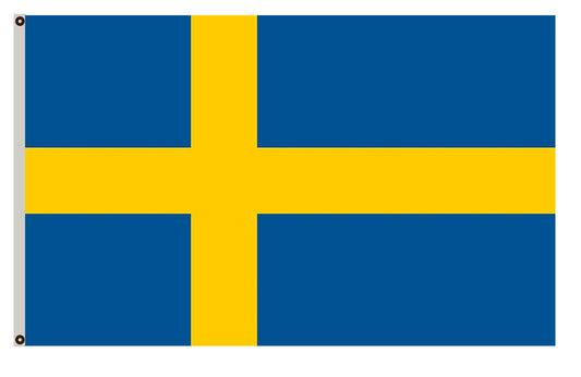 Fyon Sweden, using the colours specified here Flag Indoor and outdoor banner