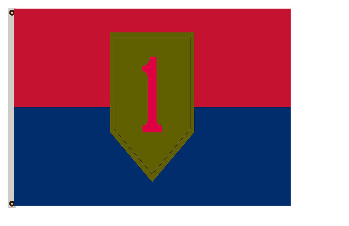 Fyon United States Army 1st Infantry Division Flag Indoor and outdoor banner