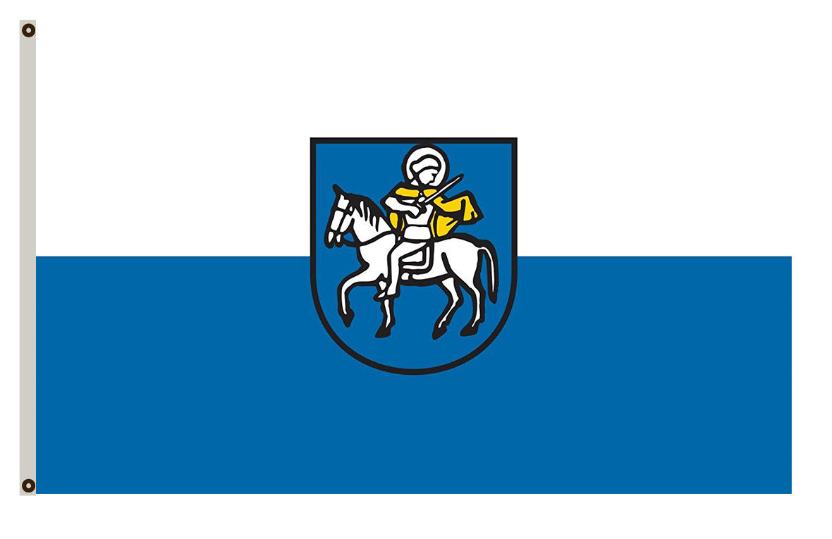 Oberteuringen (Bodensee) portrait flag Indoor and outdoor banner