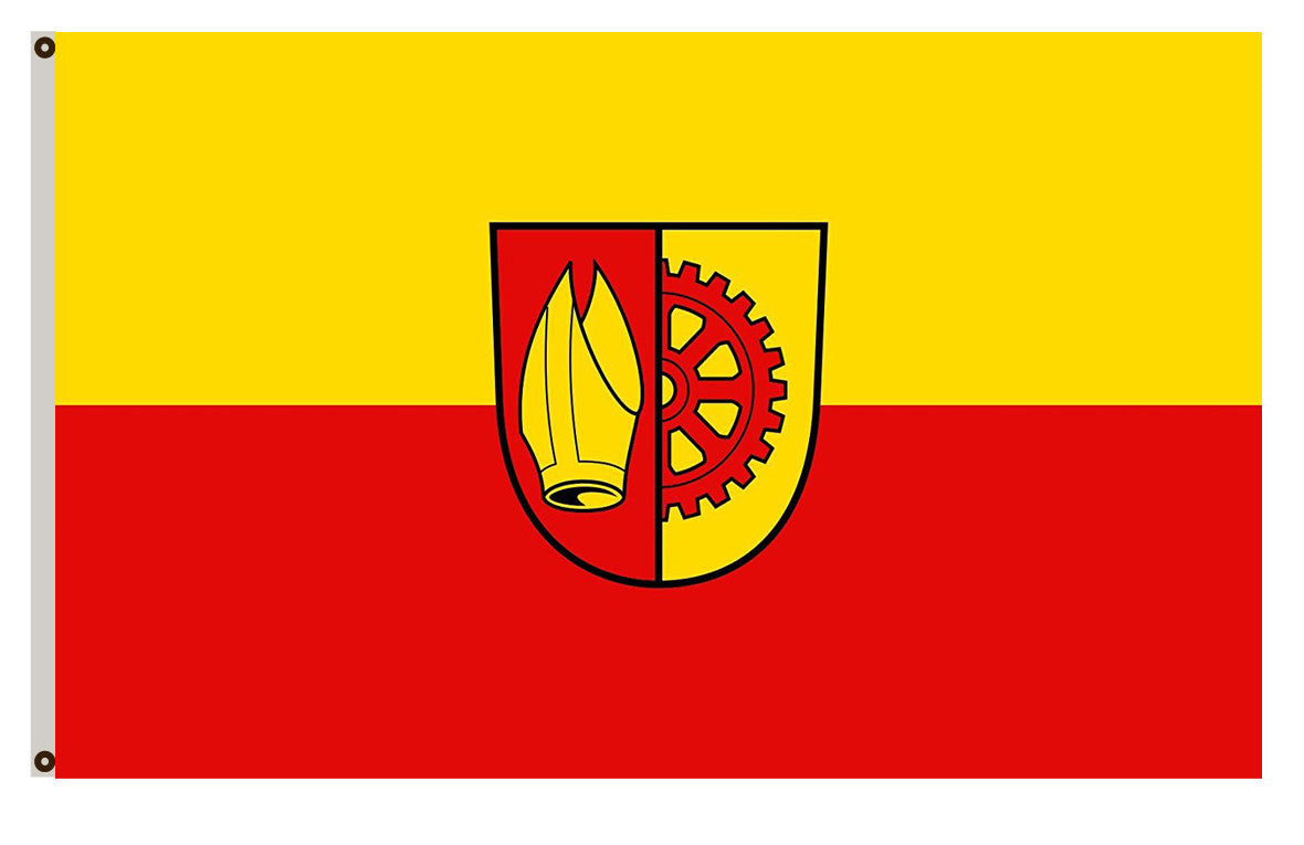 Bisingen (Schwäbische Alb) landscape flag Indoor and outdoor banner