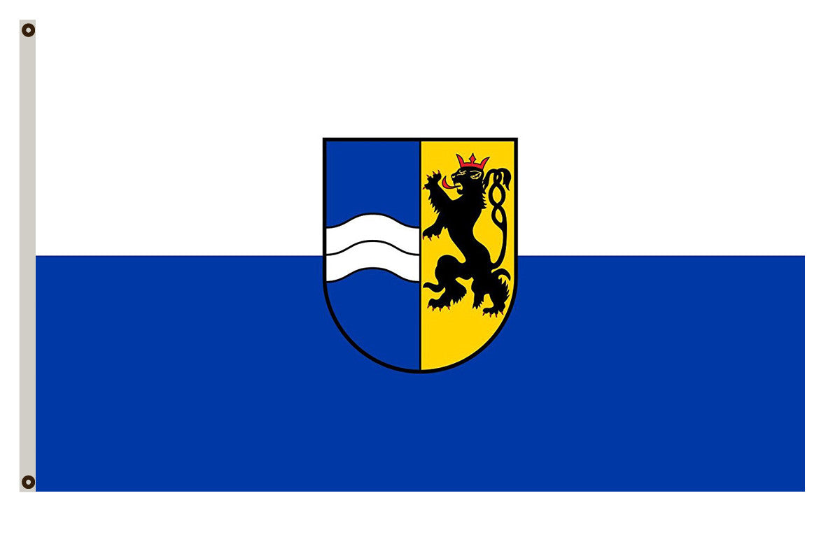 Rhein-Neckar-Kreis (Kreis) landscape flag Indoor and outdoor banner