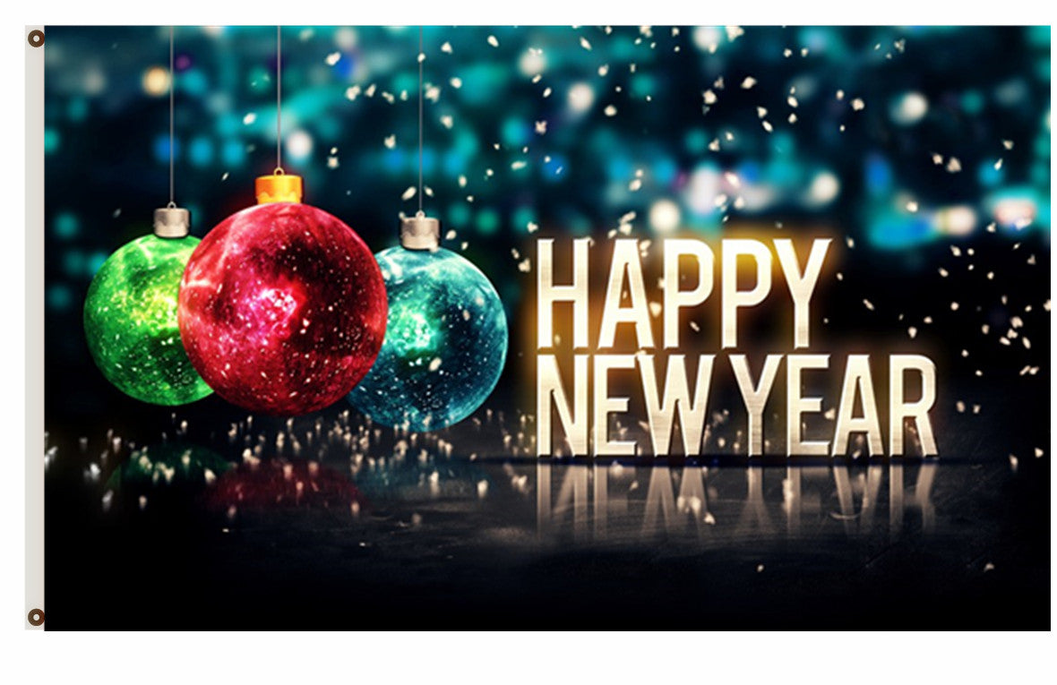 Happy new year Flag Party Flag Indoor and outdoor banner