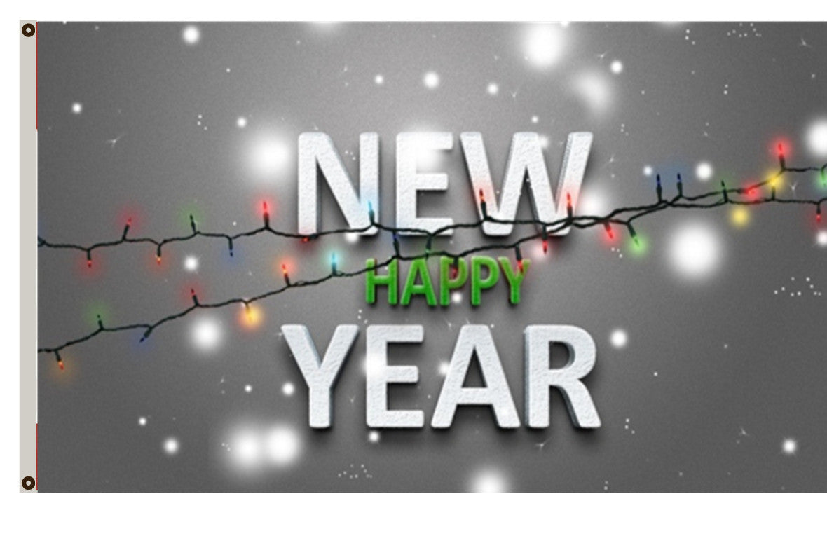 Happy new year Flag Indoor and outdoor banner