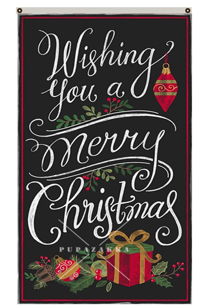 Merry Christmas Flag Indoor and outdoor banner