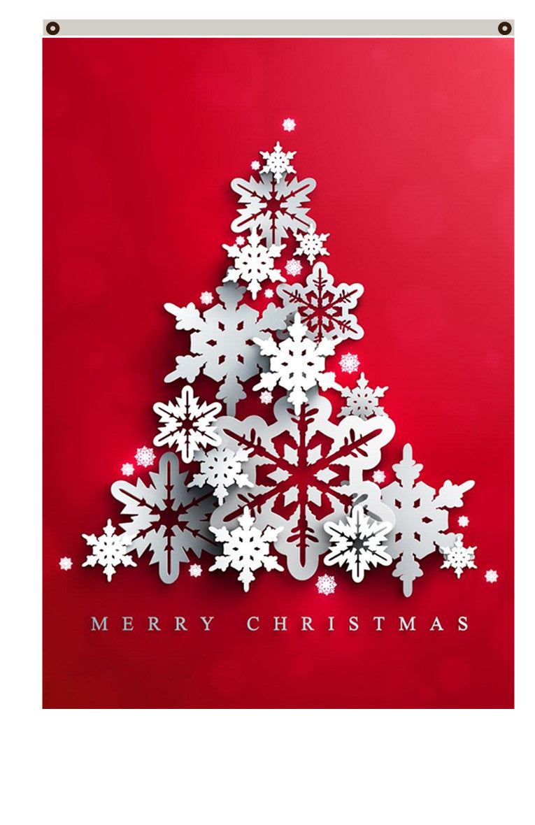 Merry Christmas banner Winter Christmas Flag Indoor and outdoor banner