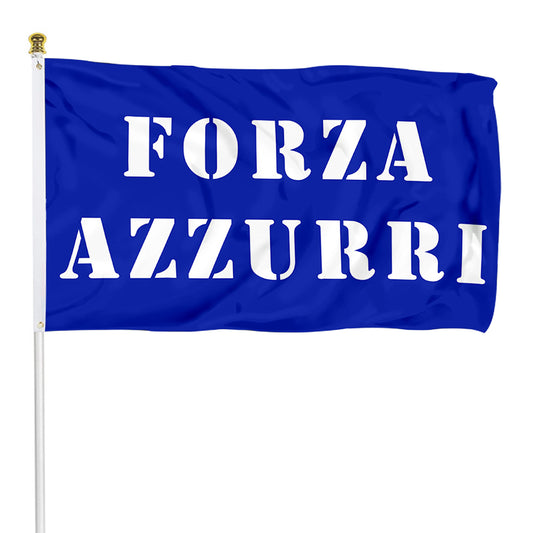 Fyon FORZA AZZURRI Flag Indoor and outdoor banner