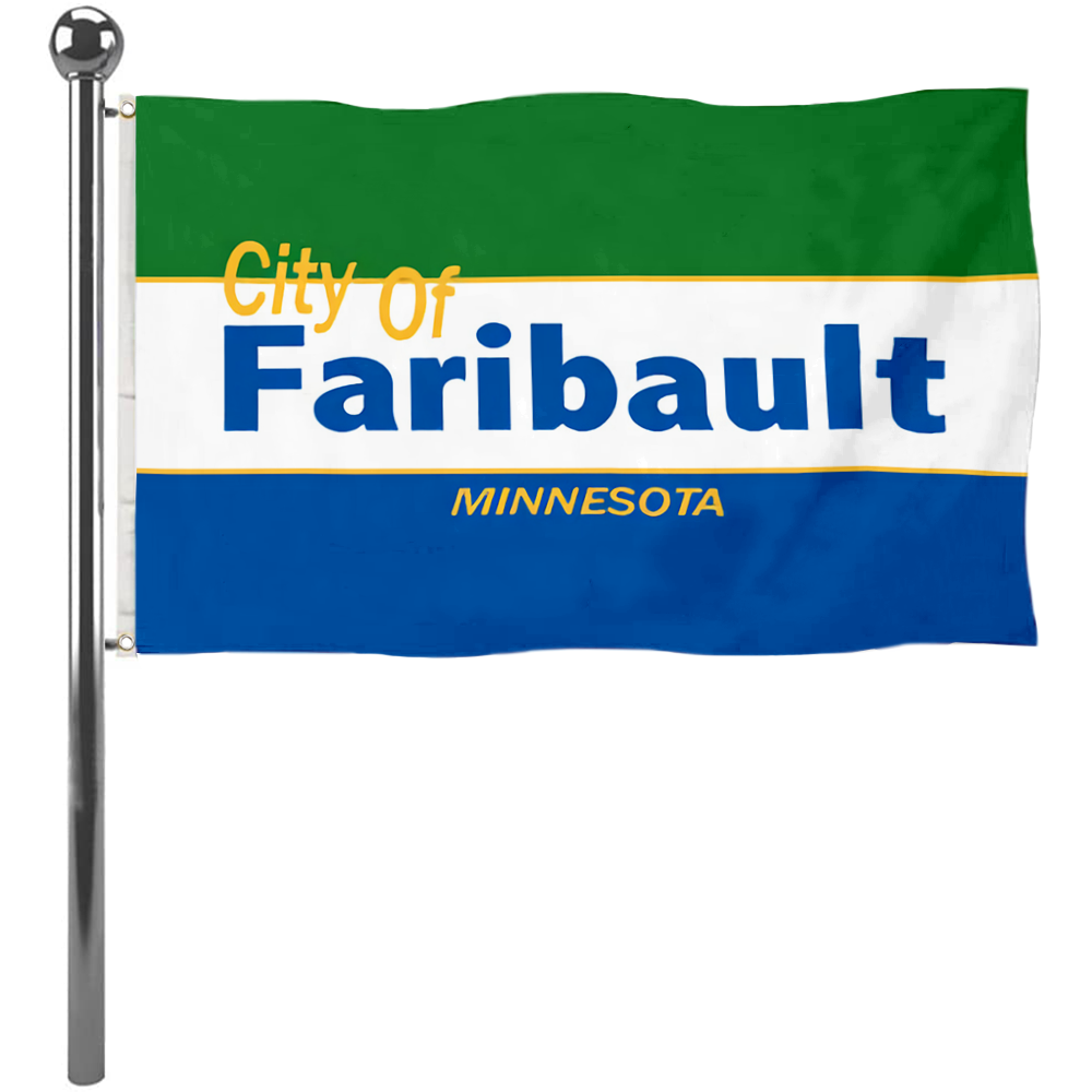 Fyon Faribault, Minnesota flag Banner