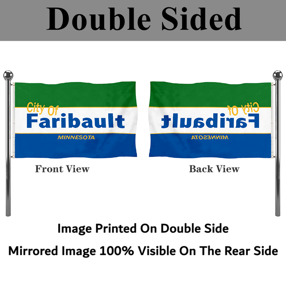 Fyon Faribault, Minnesota flag Banner