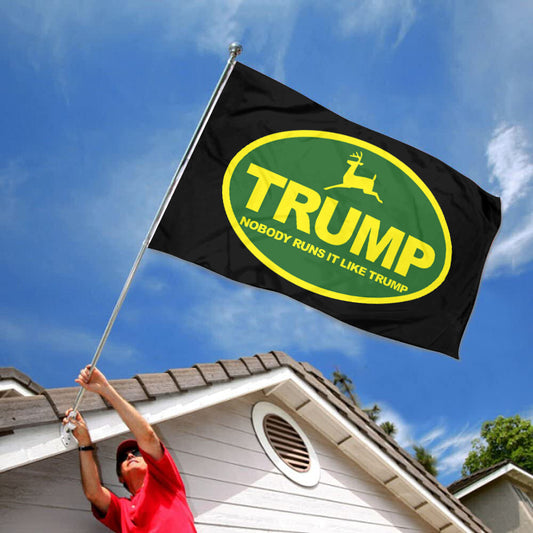 Fyon Farmers For Trump Flag Banner