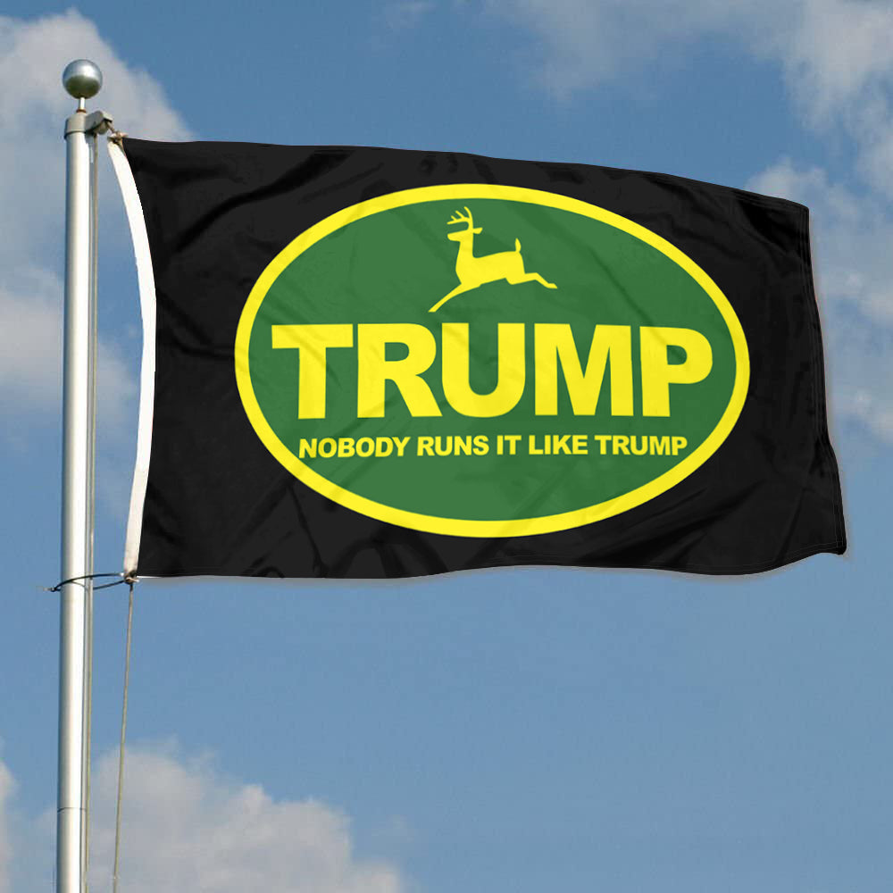 Fyon Farmers For Trump Flag Banner