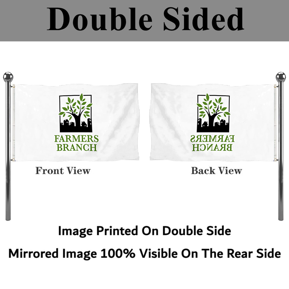Fyon Farmers branch, Texas flag Banner