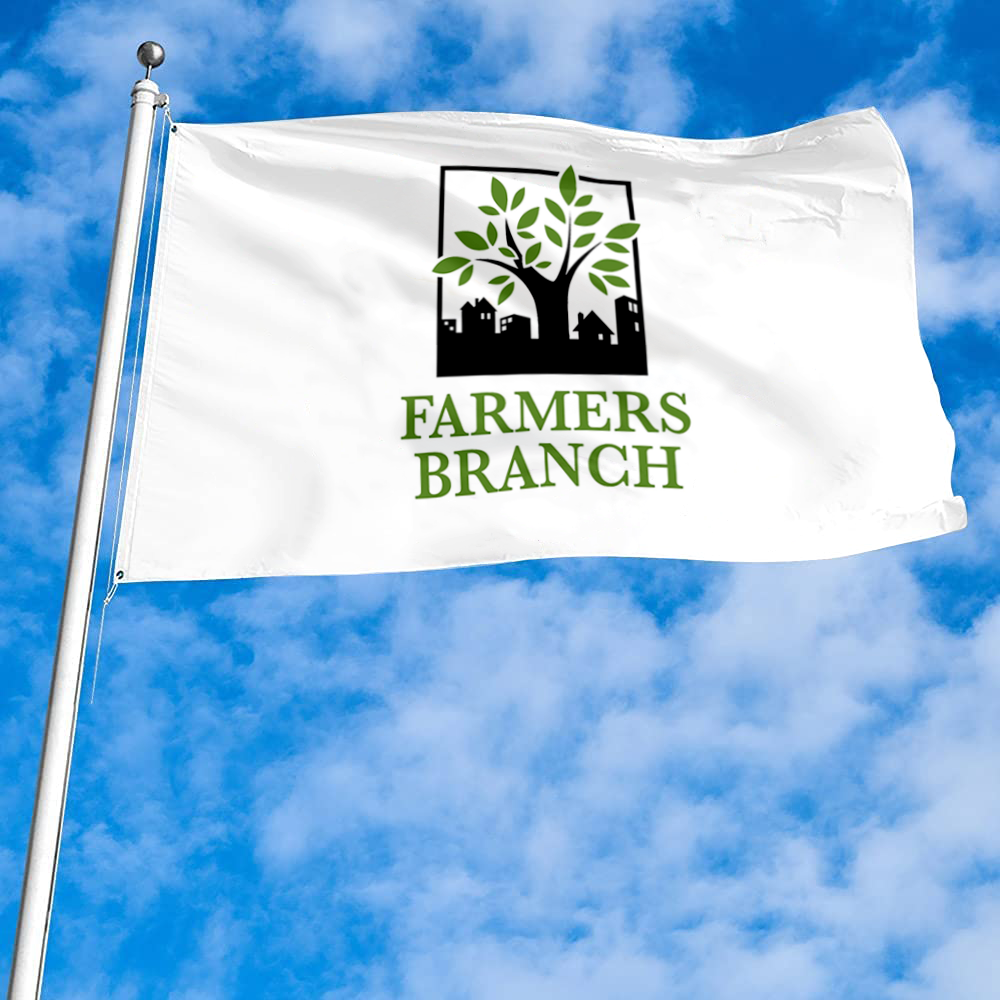 Fyon Farmers branch, Texas flag Banner