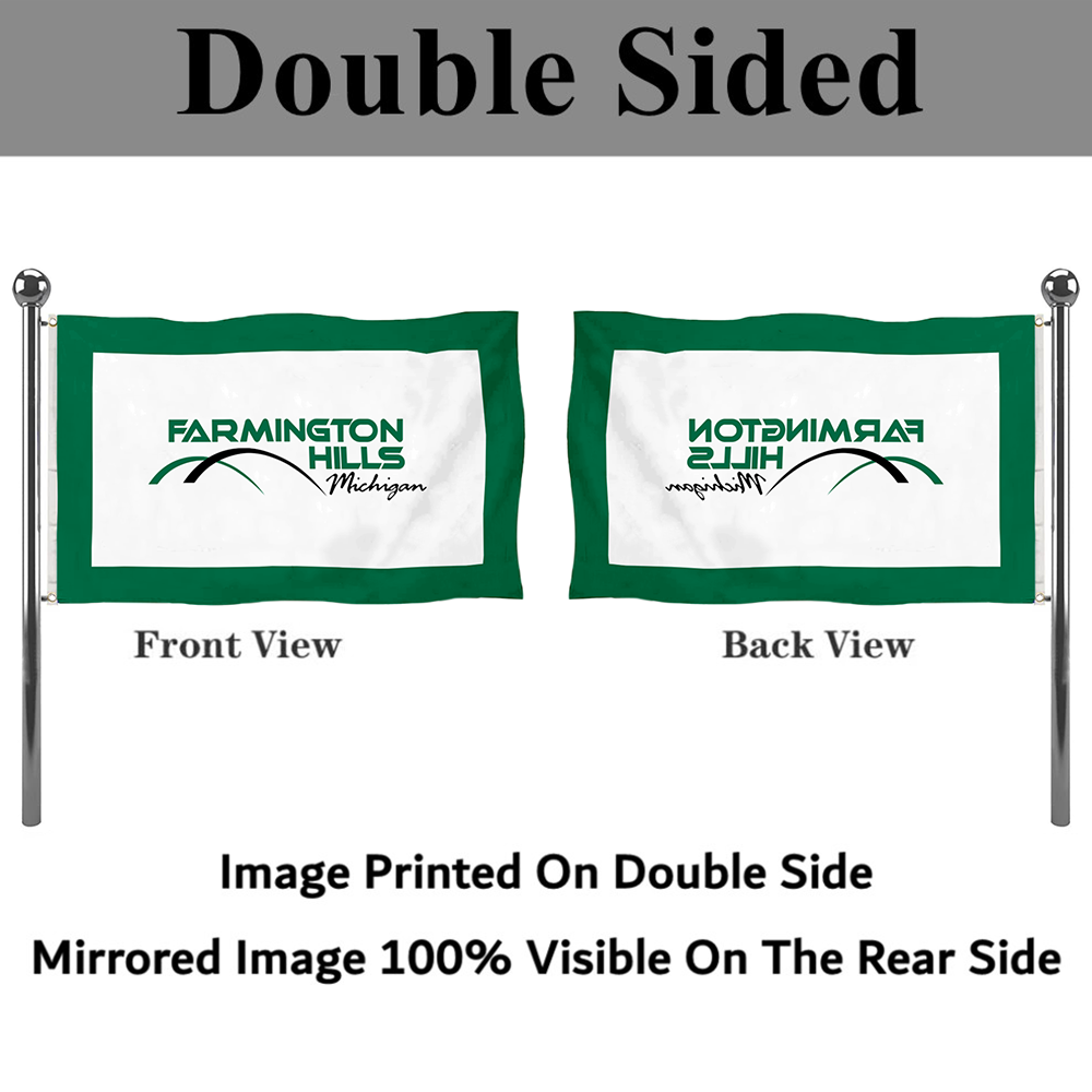 Fyon Farmington Hills, Michigan flag Banner
