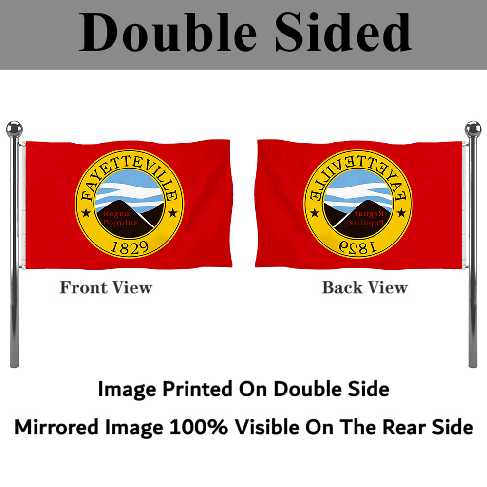 Fyon Fayetteville, Arkansas Flag Banner
