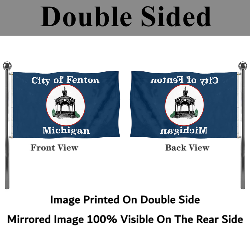 Fyon Fenton, Michigan flag Banner