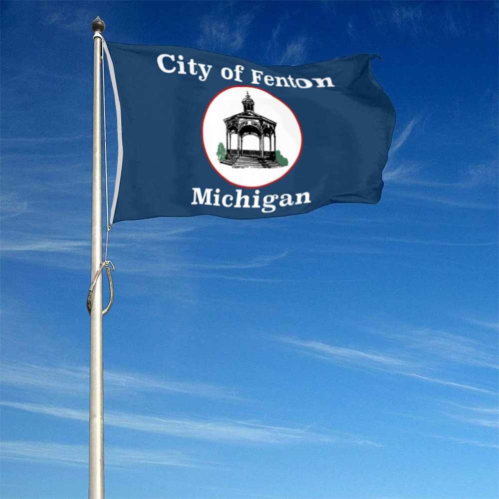 Fyon Fenton, Michigan flag Banner