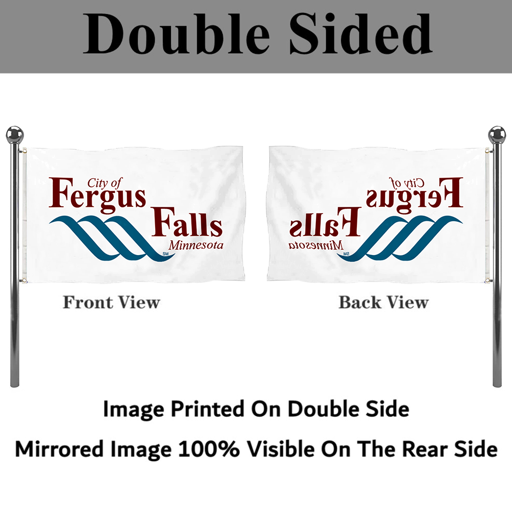 Fyon Fergus Falls, Minnesota flag Banner