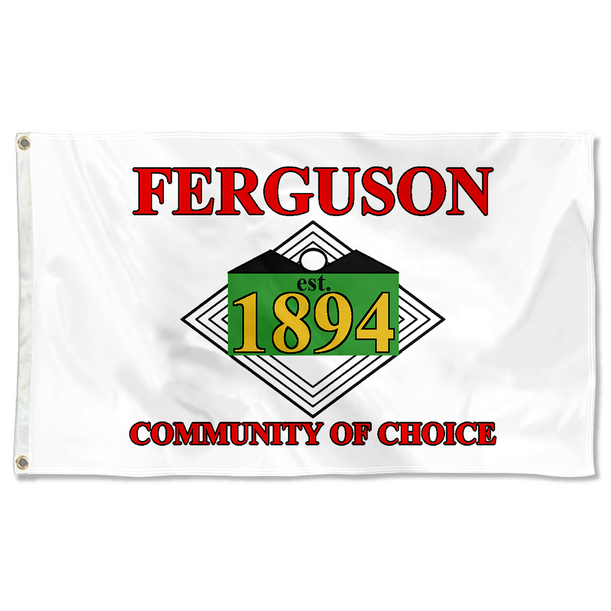 Fyon Ferguson, Missouri flag Banner