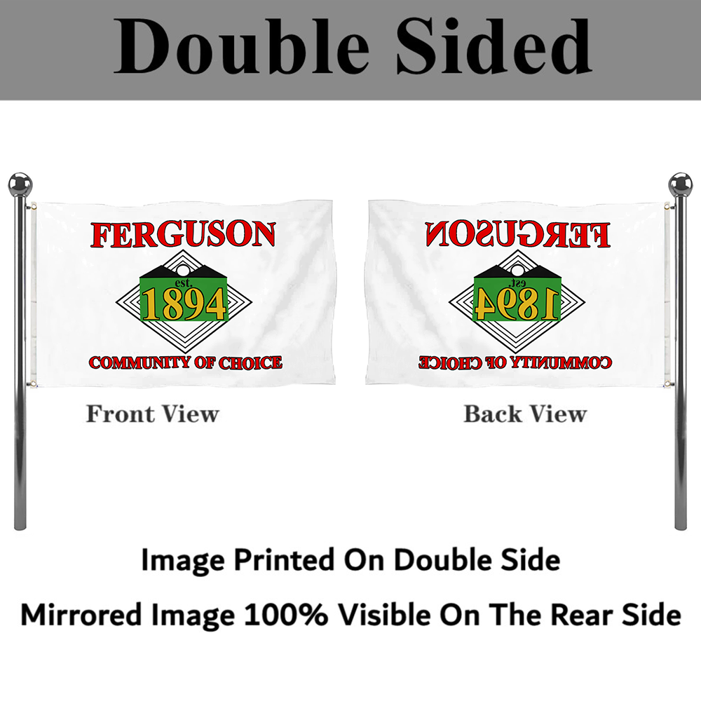 Fyon Ferguson, Missouri flag Banner