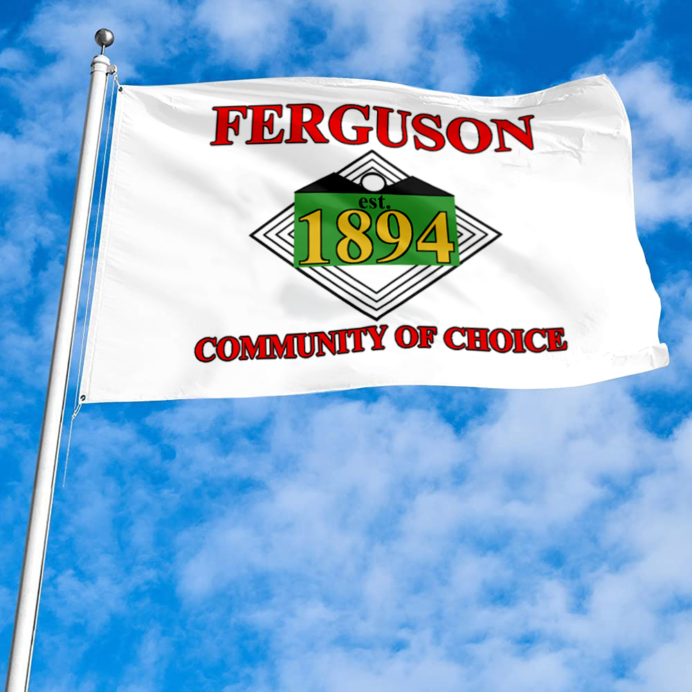 Fyon Ferguson, Missouri flag Banner