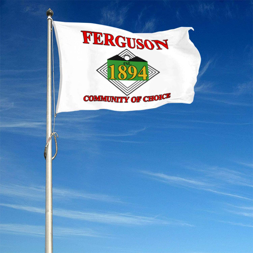 Fyon Ferguson, Missouri flag Banner