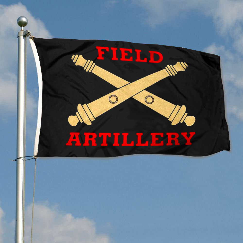 Fyon Field Artillery Crossed Cannons Flag Indoor and outdoor banner 2240802