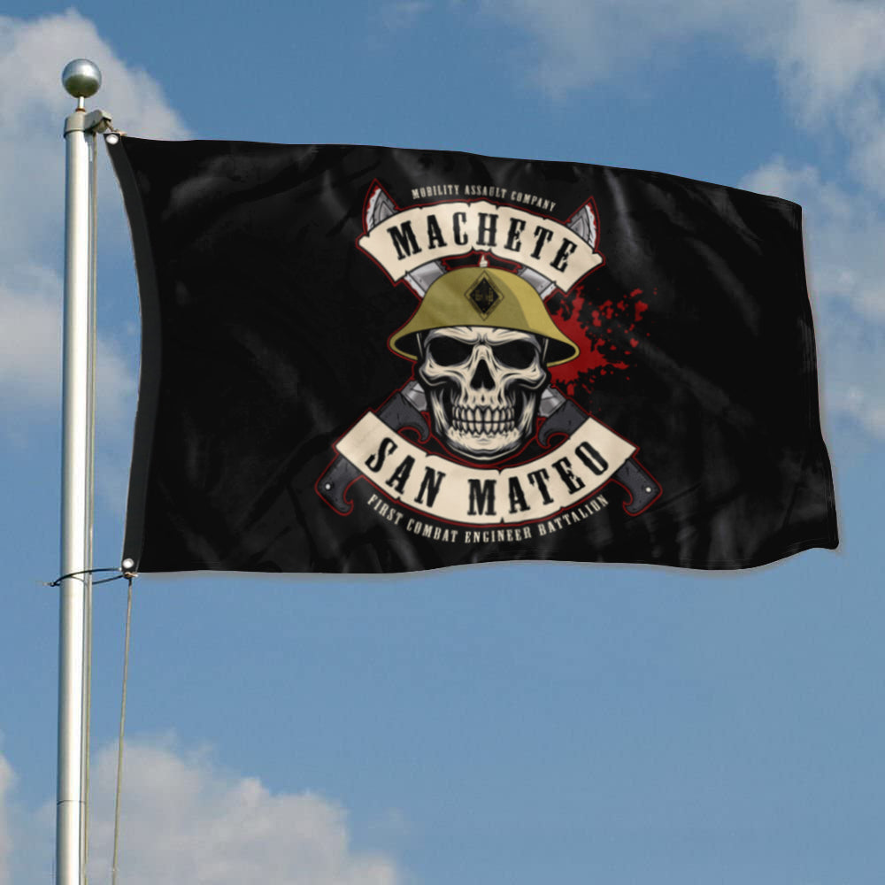 Fyon First Combat Engineer Flag Indoor and outdoor banner