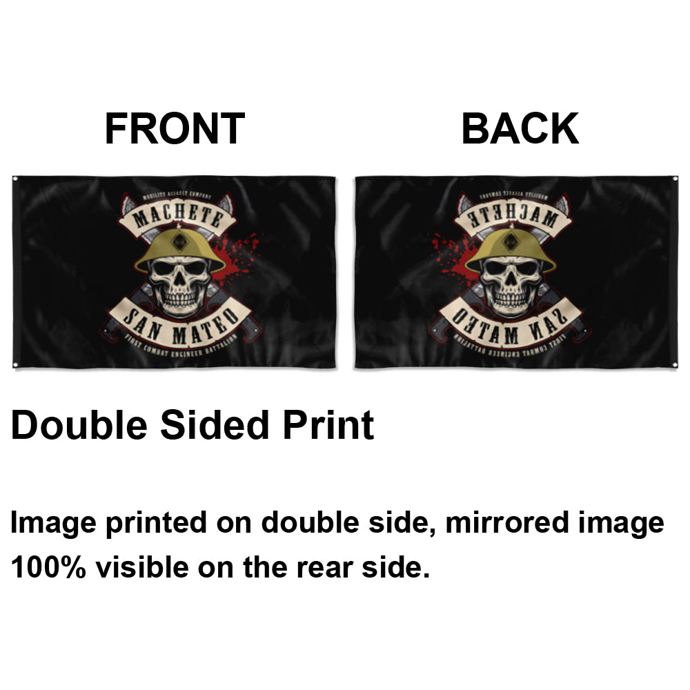 Fyon First Combat Engineer Flag Indoor and outdoor banner