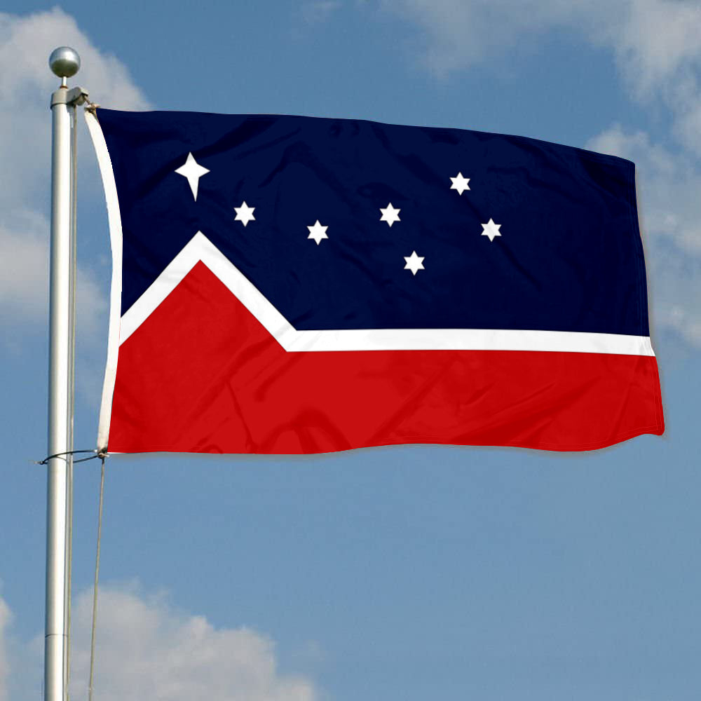 Fyon First seen at The 1987 Founding Convention of The Western Independence Association of Canada in Edmonton Flag Banner