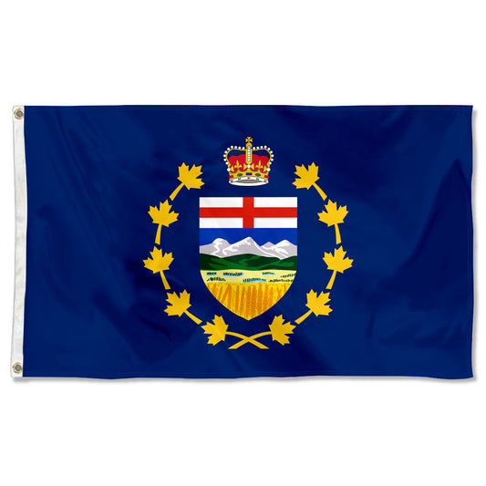 Fyon the Lieutenant Governor of Alberta flag Indoor and outdoor banner