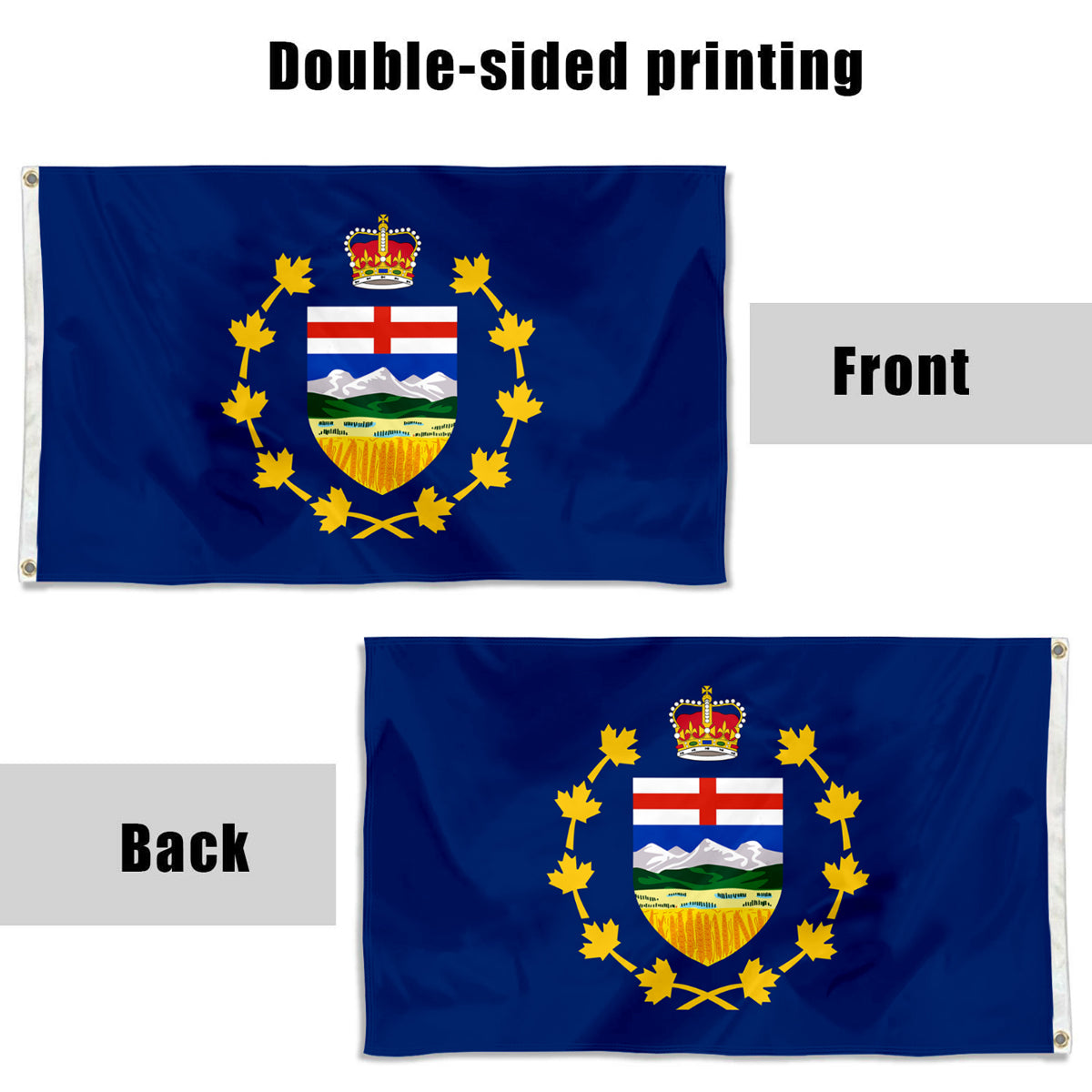 Fyon the Lieutenant Governor of Alberta flag Indoor and outdoor banner