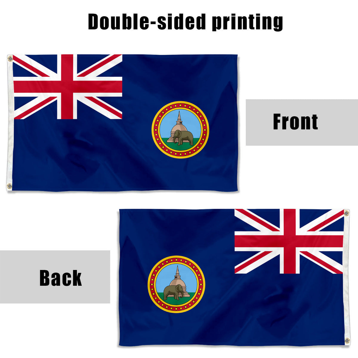 Fyon Ceylon (1875–1948) flag Indoor and outdoor banner
