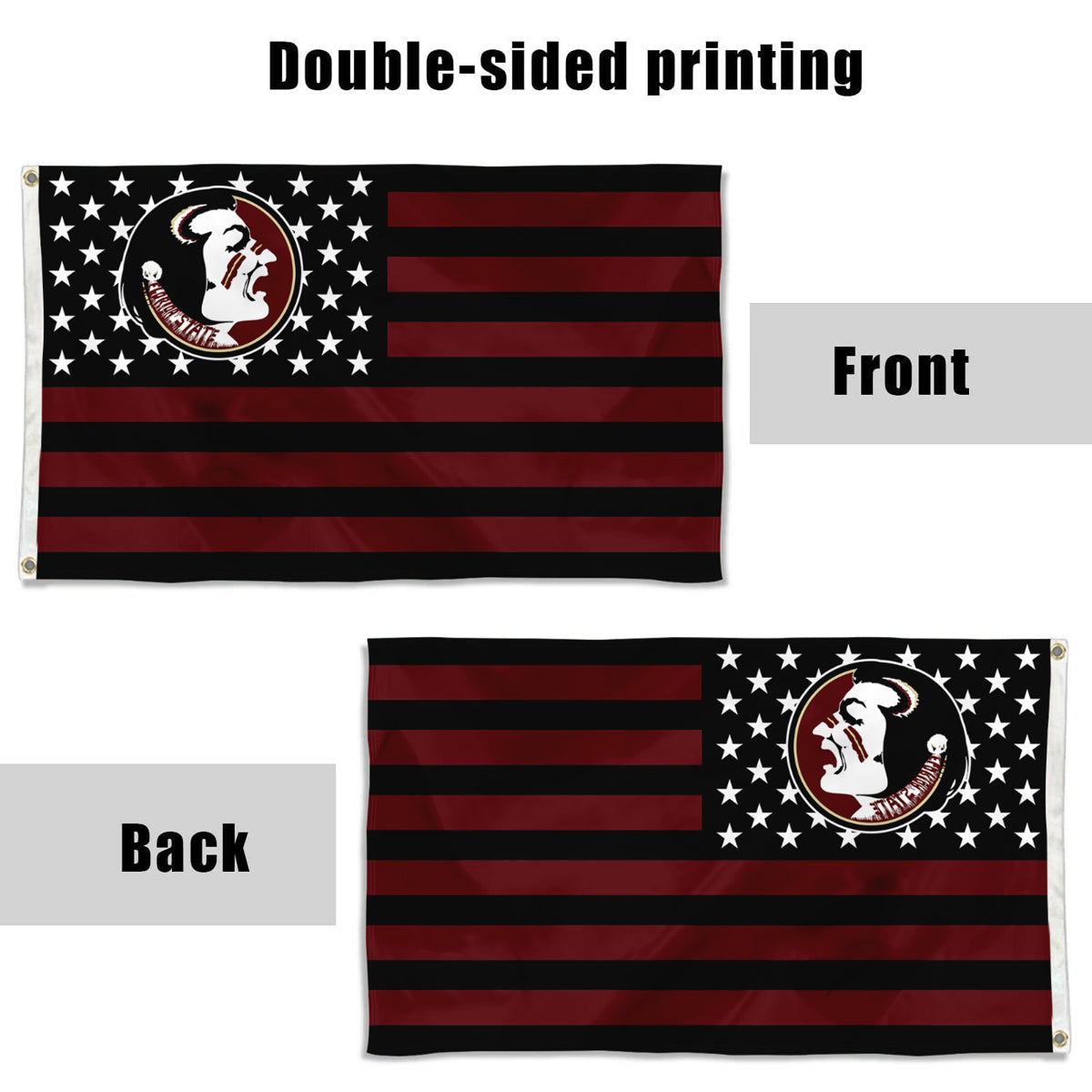 Fyon Florida State Seminoles flag US Star Strip Indoor and outdoor banner