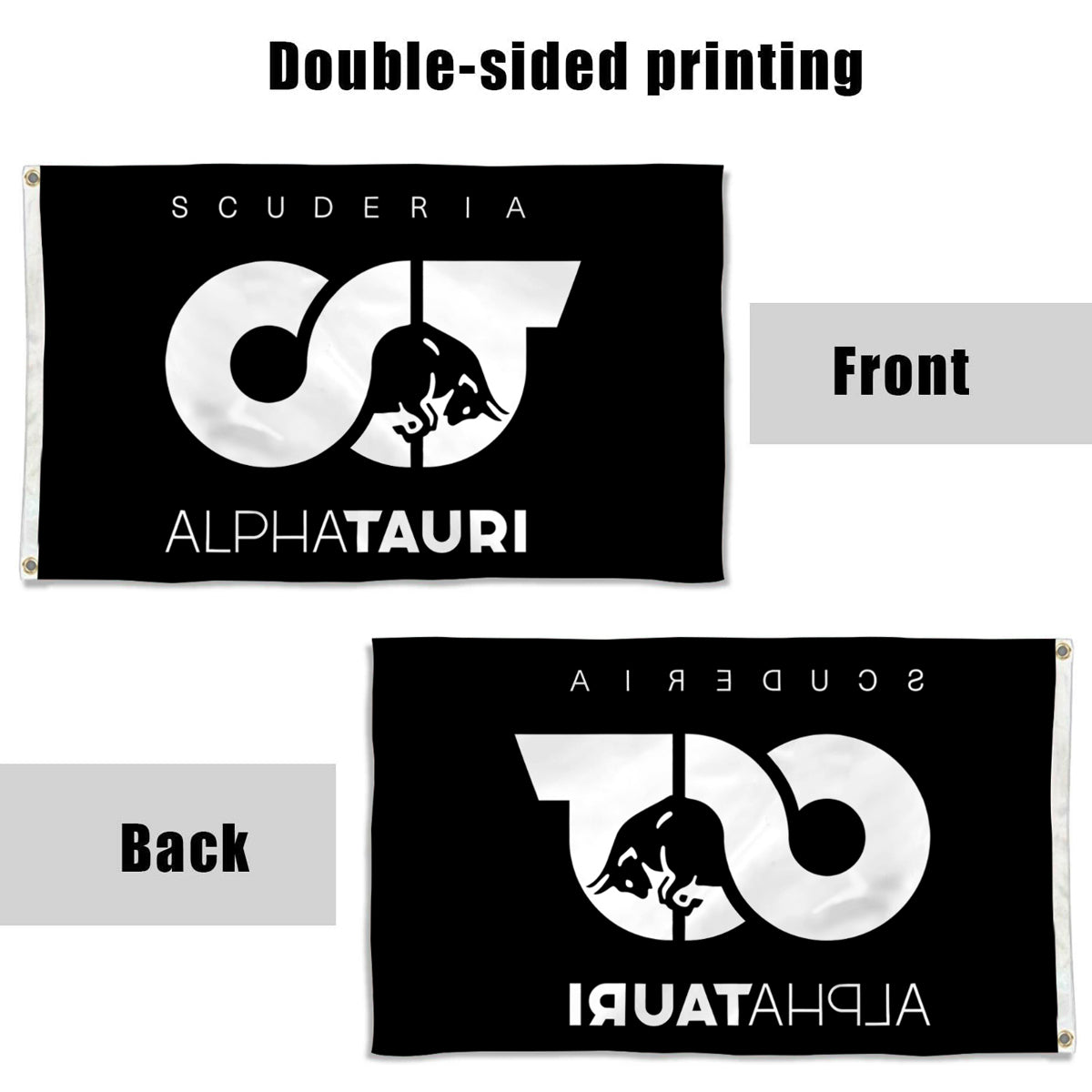Fyon Formula One AlphaTauri Scuderia Flag Banner
