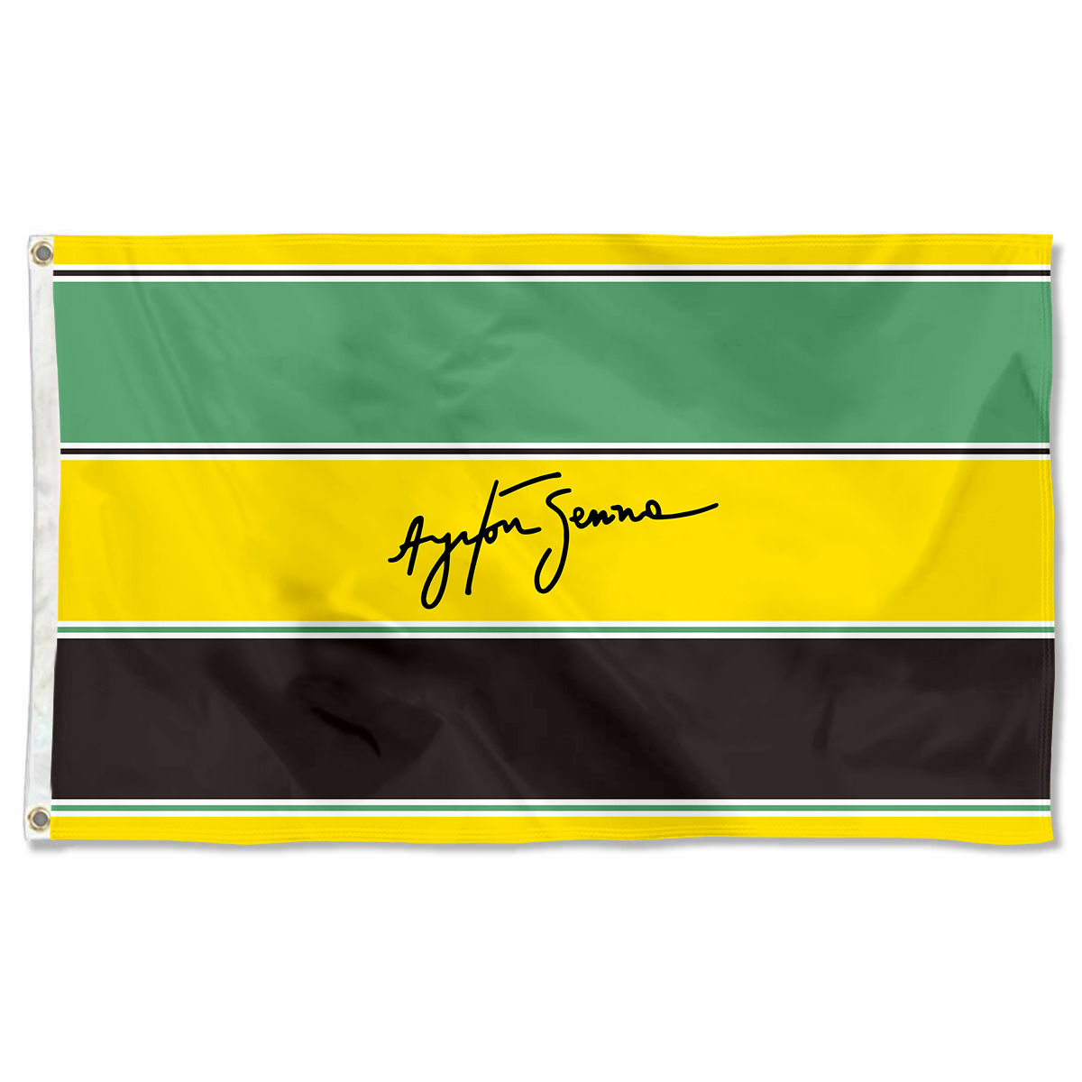 Fyon Formula One Ayrton Senna autograph Logo Flag-sign Flag Banner