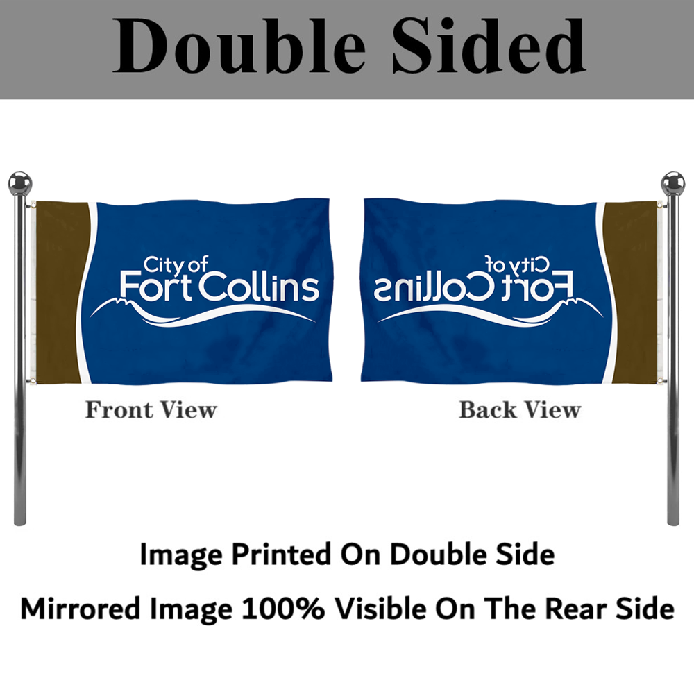 Fyon Fort Collins, Colorado flag Banner