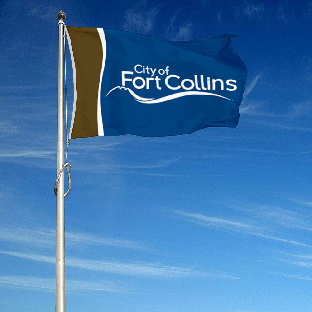 Fyon Fort Collins, Colorado flag Banner