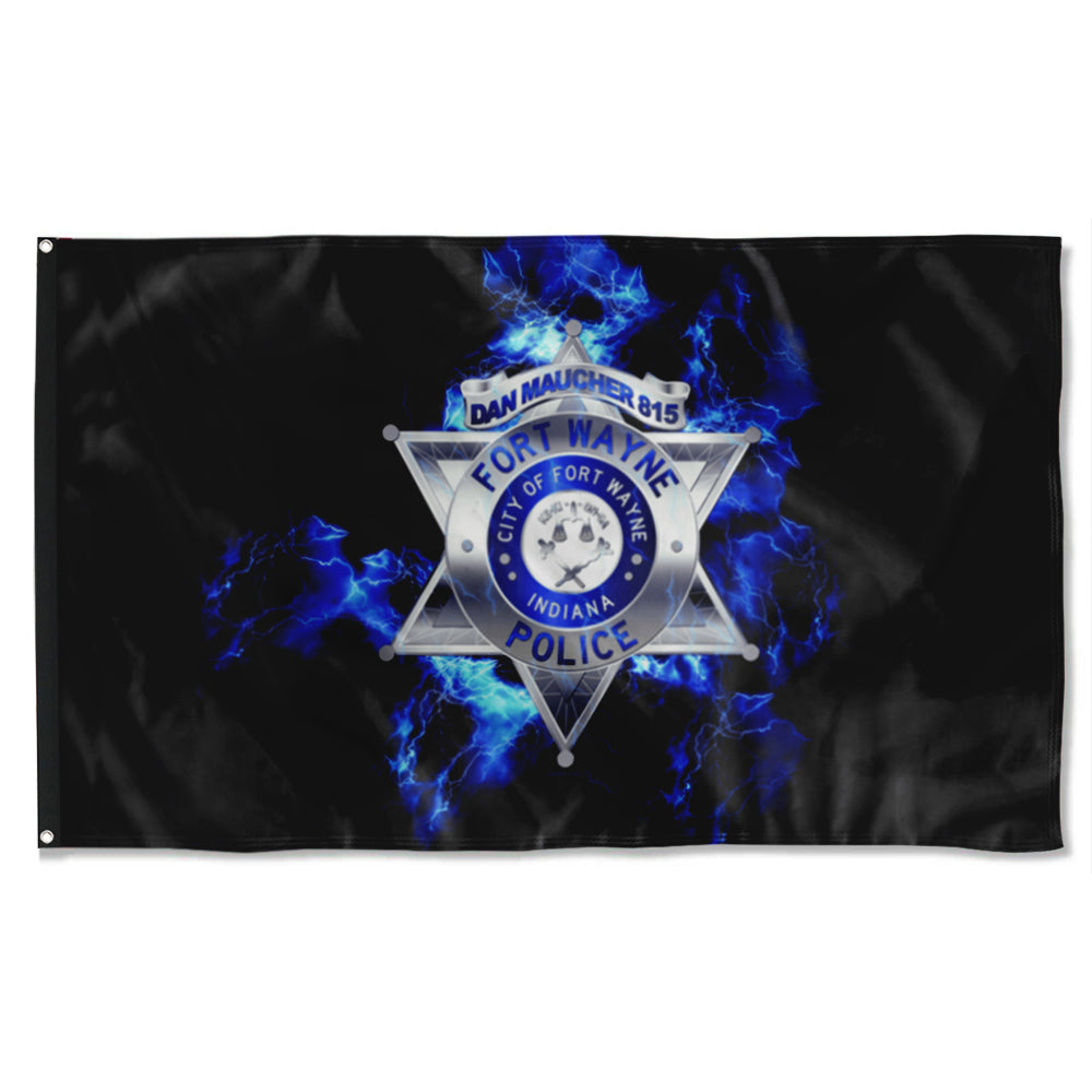Fyon Fort Wayne Police Flag Indoor and outdoor banner