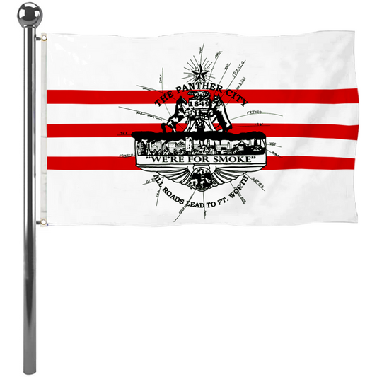 Fyon Fort Worth, Texas flag (1912–1968) Banner