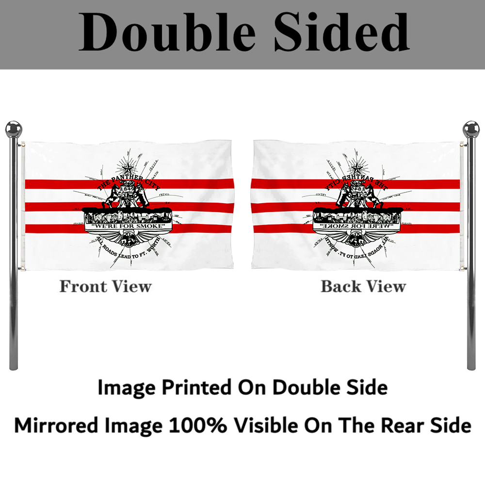 Fyon Fort Worth, Texas flag (1912–1968) Banner