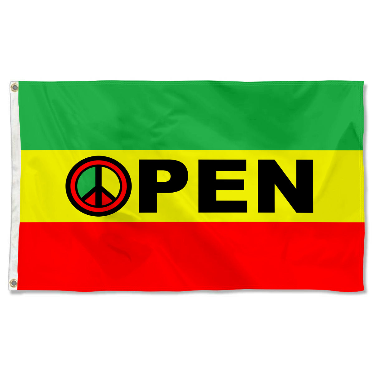 Fyon OPEN peace flag Indoor and outdoor banner
