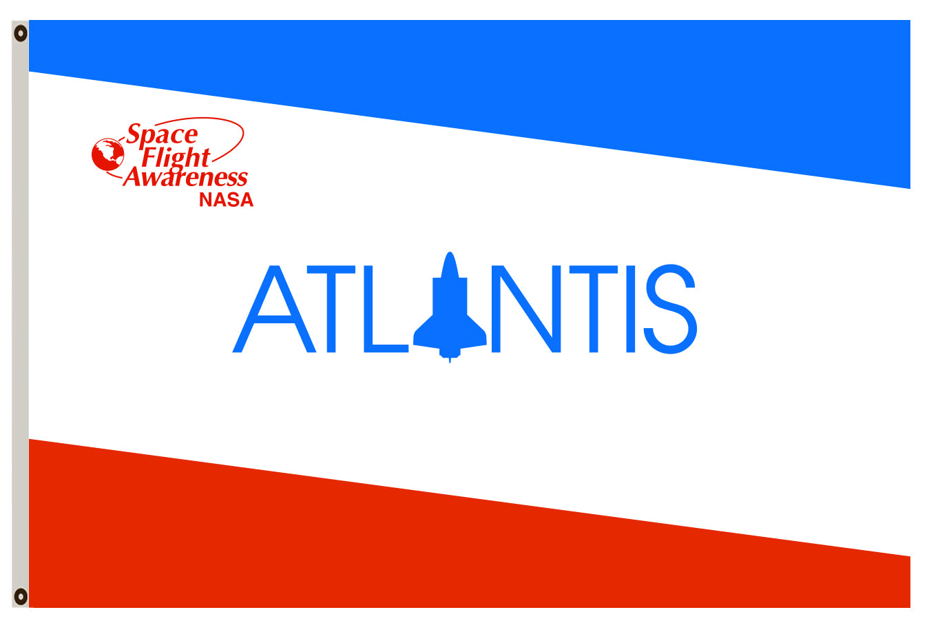 Fyon NASA-Atlantis Shuttle Flag banner