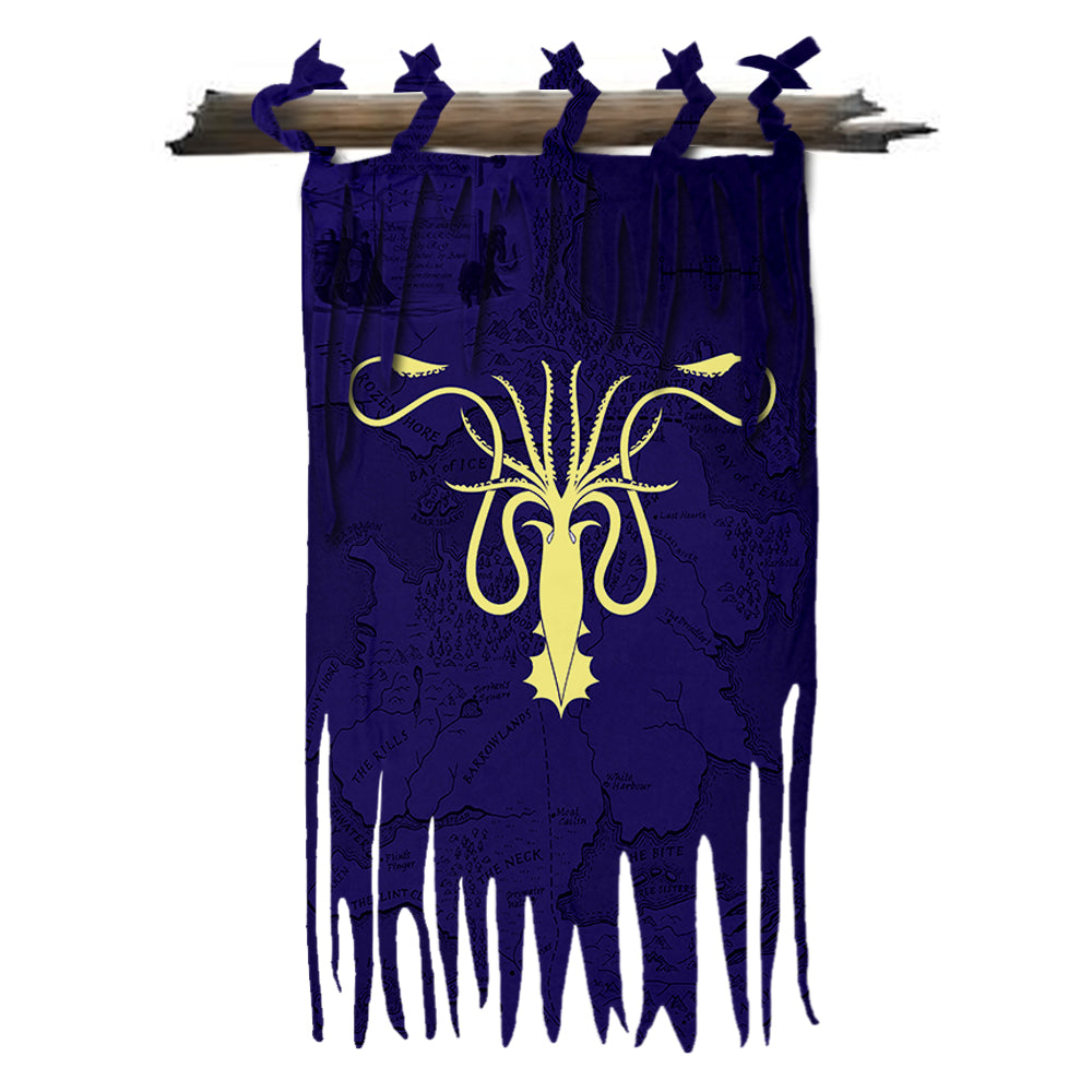 Greyjoy Flag Indoor Banner
