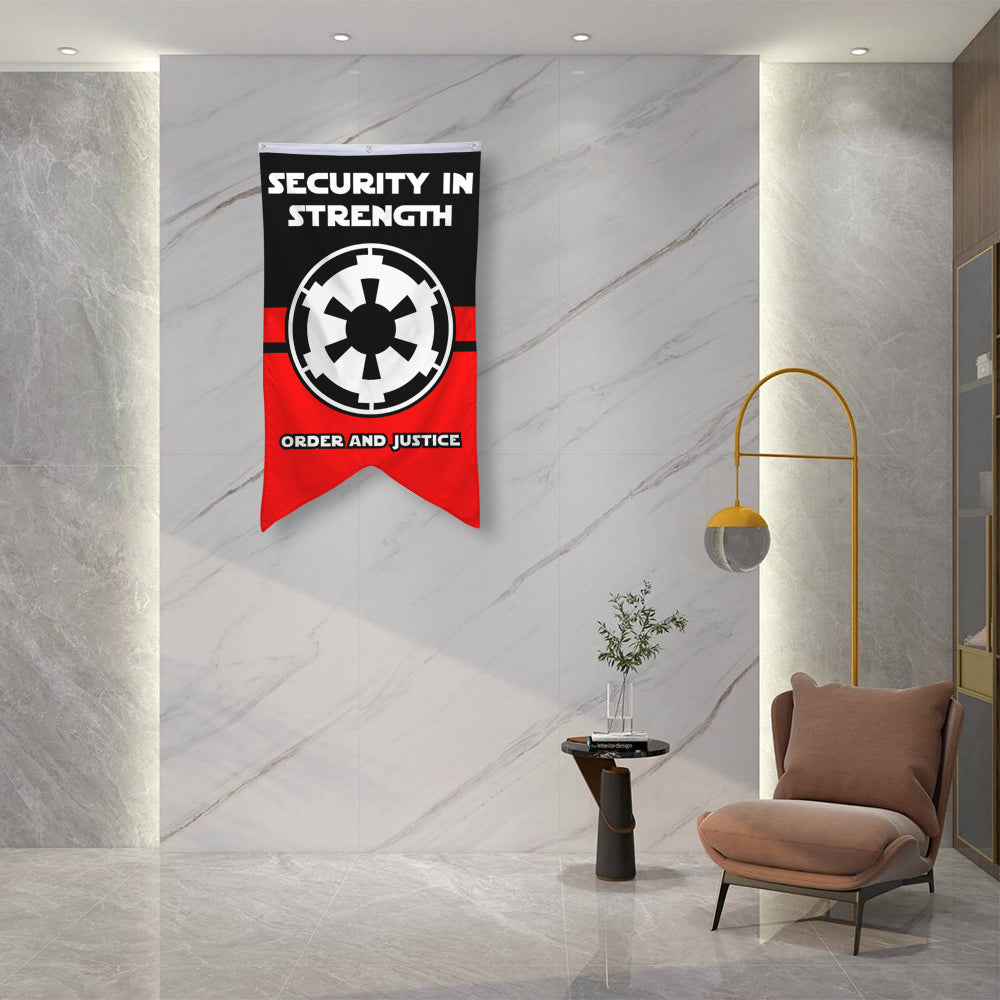 Fyon Star Wars Order and Justice Galactic Empire Flag Banner 30 x 50 inches