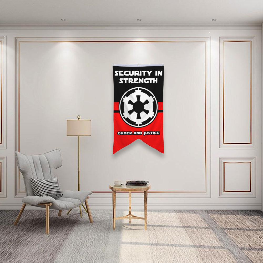 Fyon Star Wars Order and Justice Galactic Empire Flag Banner 30 x 50 inches