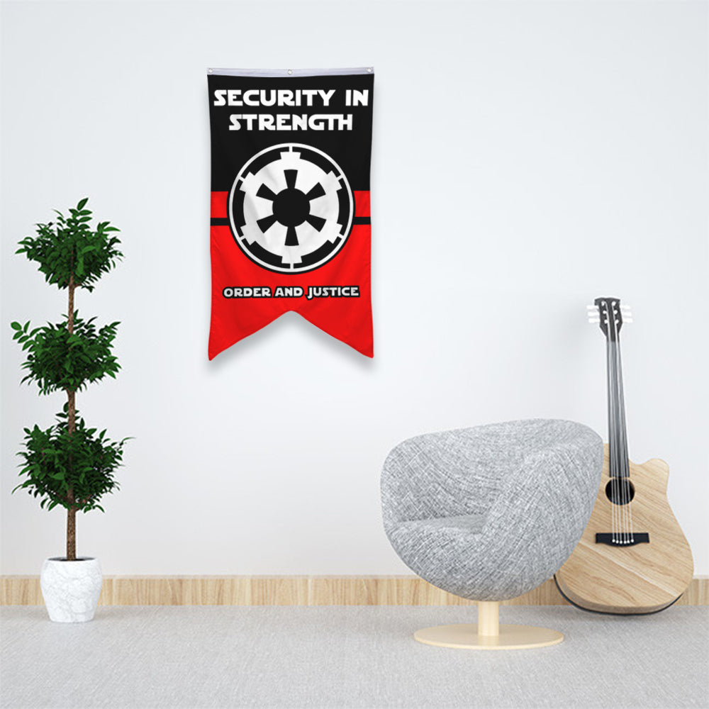 Fyon Star Wars Order and Justice Galactic Empire Flag Banner 30 x 50 inches