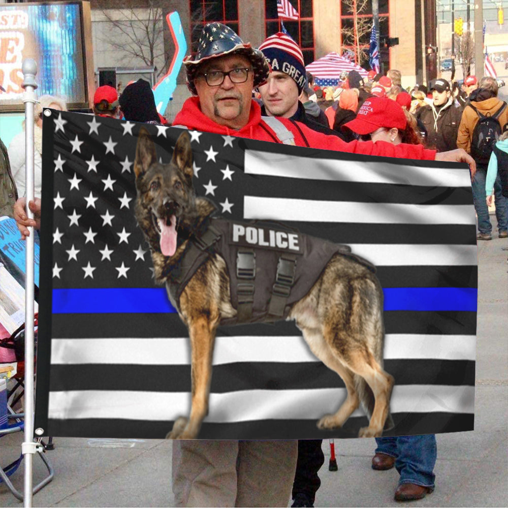 Fyon German Shepherd Dog Unit K-9 Flag 41417 Indoor and outdoor banner